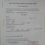 Công chứng nhà đất gặp khó với giấy xác nhận độc thân